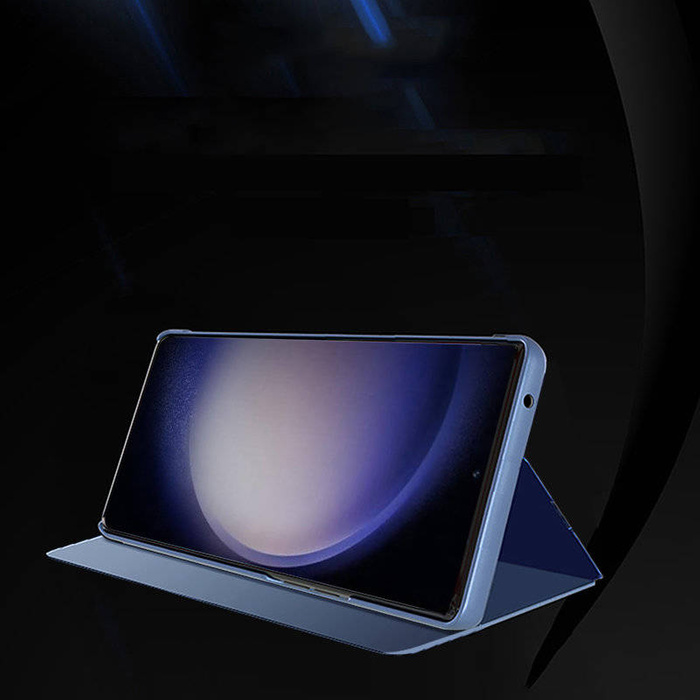 Etui Twarde etui z klapką do Samsung Galaxy S23 FE Clear View Case - czarne Case