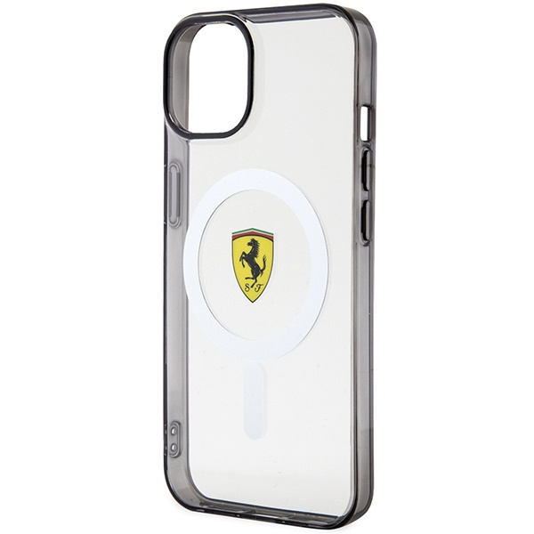 Etui Ferrari FEHMP14MURKT iPhone 14 Plus 6,7" przezroczysty/transparent hardcase Outline Magsafe Case