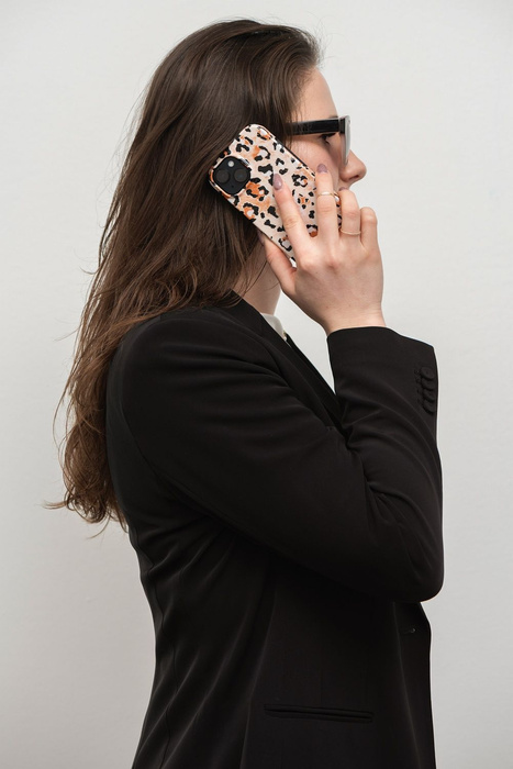 FORCELL F-PROTECT Mirage futerał kompatybilny z MagSafe do IPHONE 15 Plus wild panther