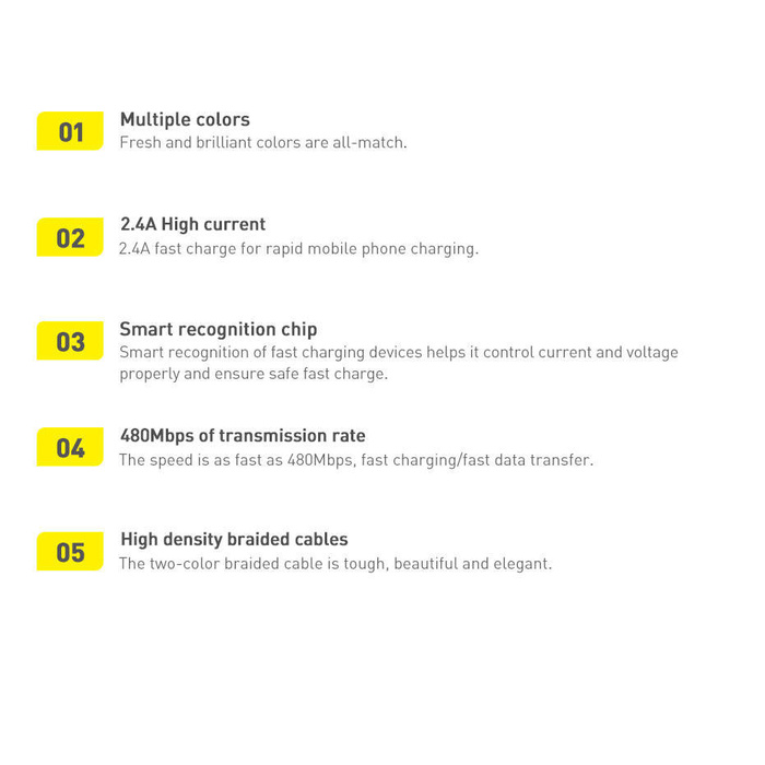 Baseus Crystal Shine Series kabel przewód USB do szybkiego ładowania i transferu danych USB Typ A - USB Typ C 100W 1,2m fioletowy (CAJY000405)