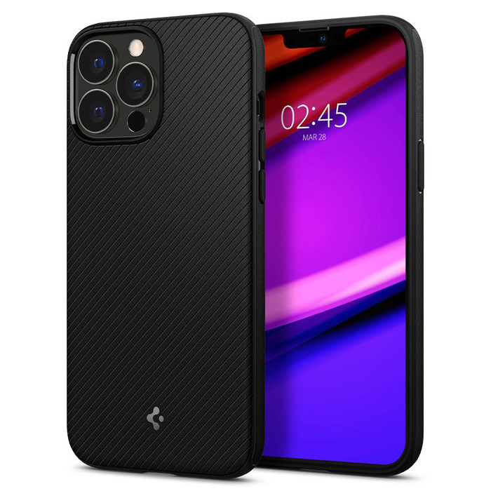 Spigen Mag Armor Magsafe iPhone 13 Pro Max Etui Matte Black Case