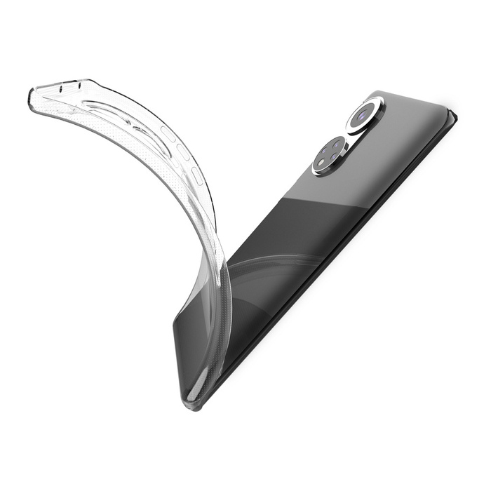Żelowy pokrowiec etui Ultra Clear 0.5mm Honor 50 Pro przezroczysty
