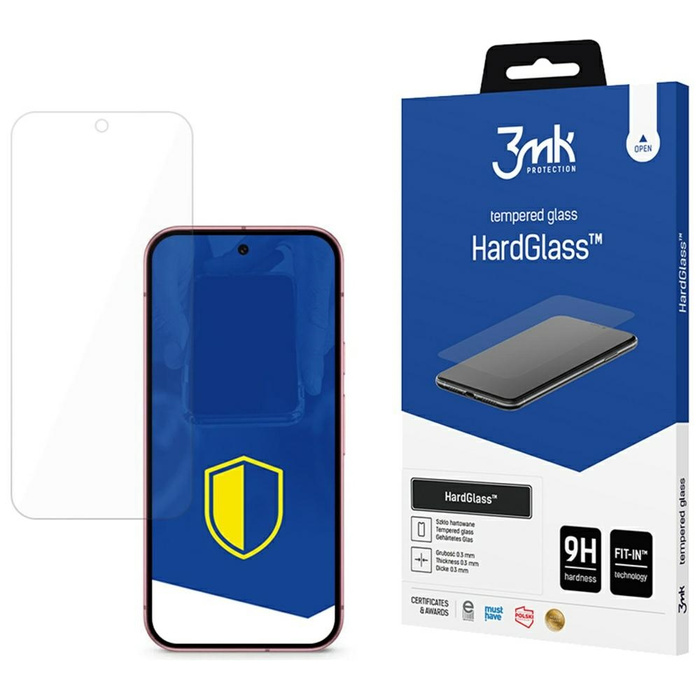 Szkło hartowane 3MK HardGlass do Google  Pixel 9