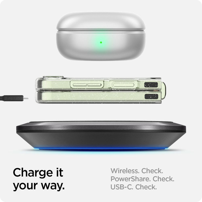 Etui Spigen Airskin Galaxy Z Flip 5 Glitter Crystal Case