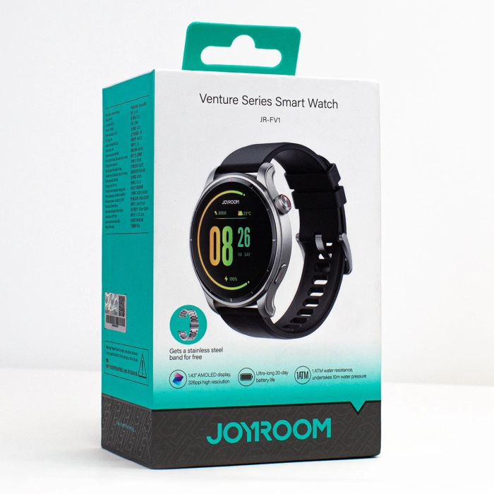 Smartwatch Joyroom Venture Series JR-FV1 z opcją odbierania połączeń - szary