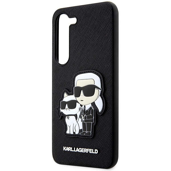 Etui Karl Lagerfeld KLHCS23MSANKCPK S23 Plus S916 hardcase czarny/black Saffiano Karl & Choupette Case