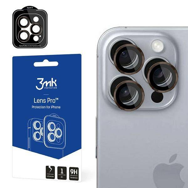 Ochrona na obiektyw aparatu 3MK Lens Protection Pro iPhone 16 Pro/ 16 Pro Max Rose Brown