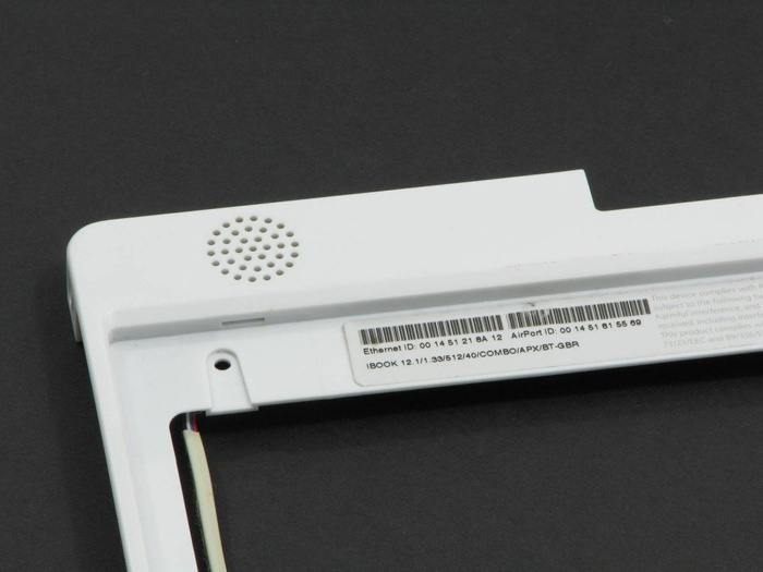 Ramka klawiatury Apple Biała