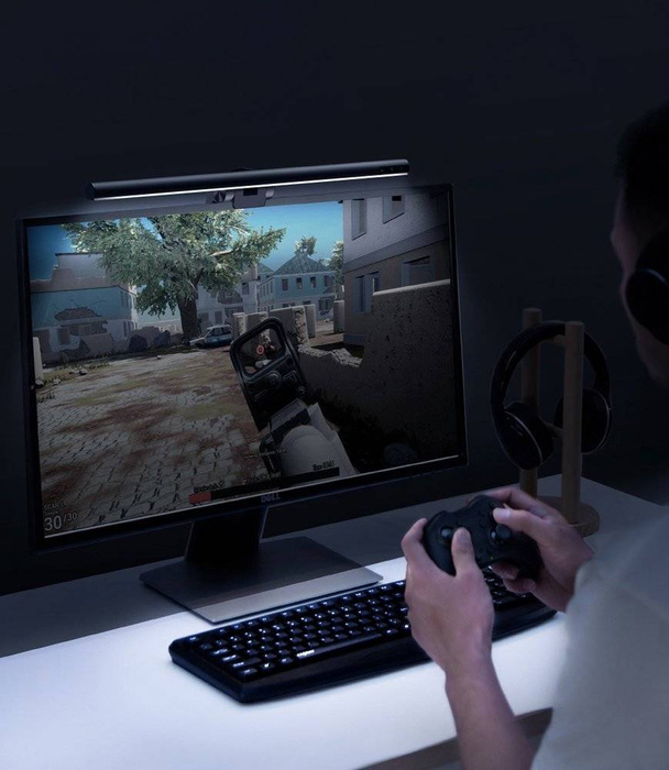 Baseus i-wok lampka LED na monitor do pulpitu oświetlenie ekranu czarny (DGIWK-B01)