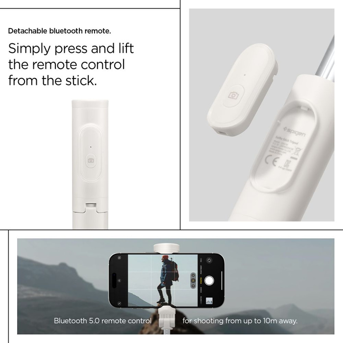 SELFIE STICK SPIGEN S541W BLUETOOTH TRIPOD DUNE BEIGE