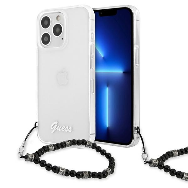 Etui GUESS Apple iPhone 13 13 Pro Black Pearl Bezbarwny Hardcase