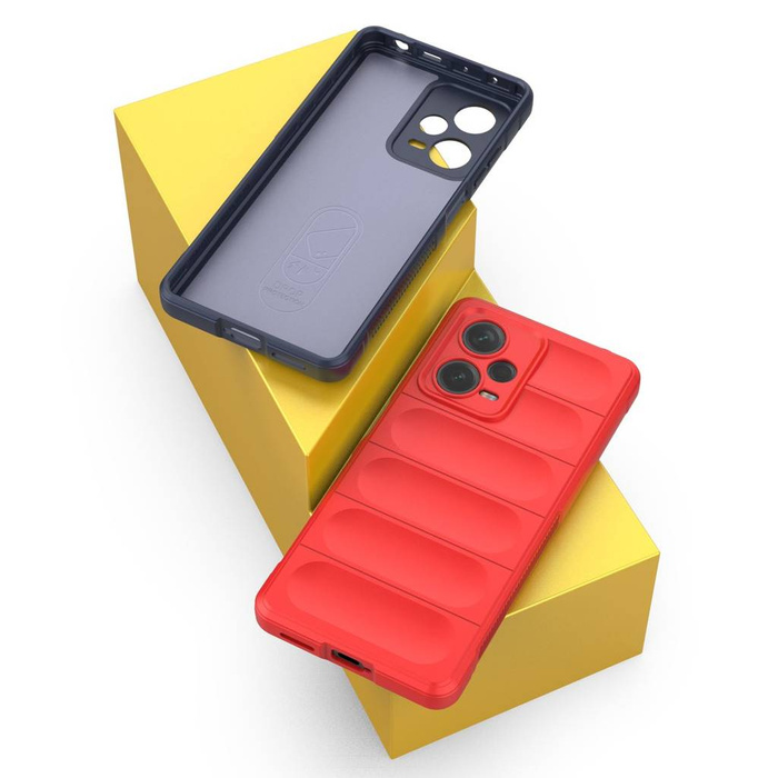 Etui Magic Shield Case etui do Xiaomi Redmi Note 12 Pro+ elastyczny pancerny pokrowiec czarne Case