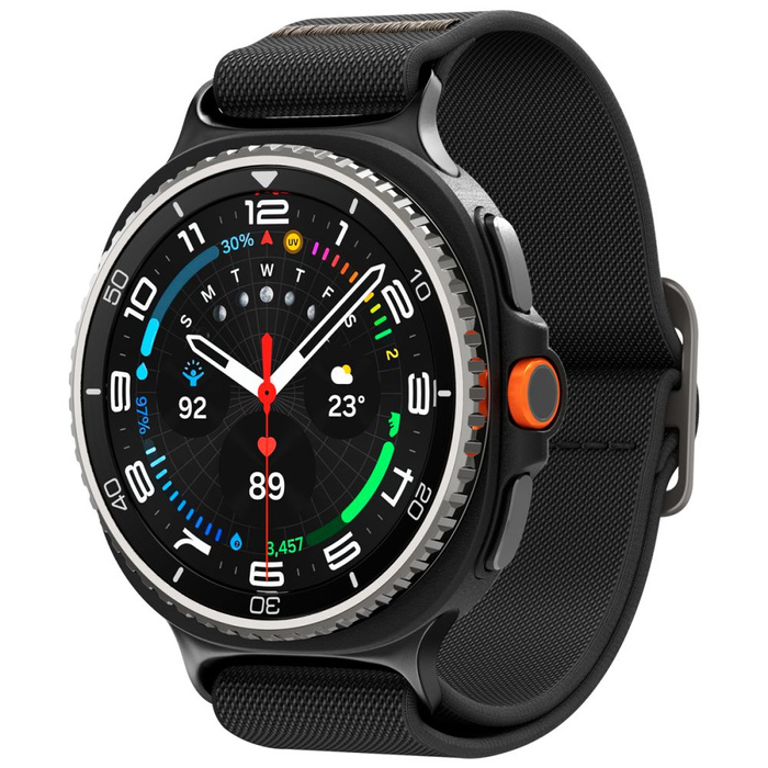 PASEK SPIGEN SAMSUNG GALAXY WATCH 8 / CLASSIC 40 / 44 / 46 MM LITE FIT CZARNY
