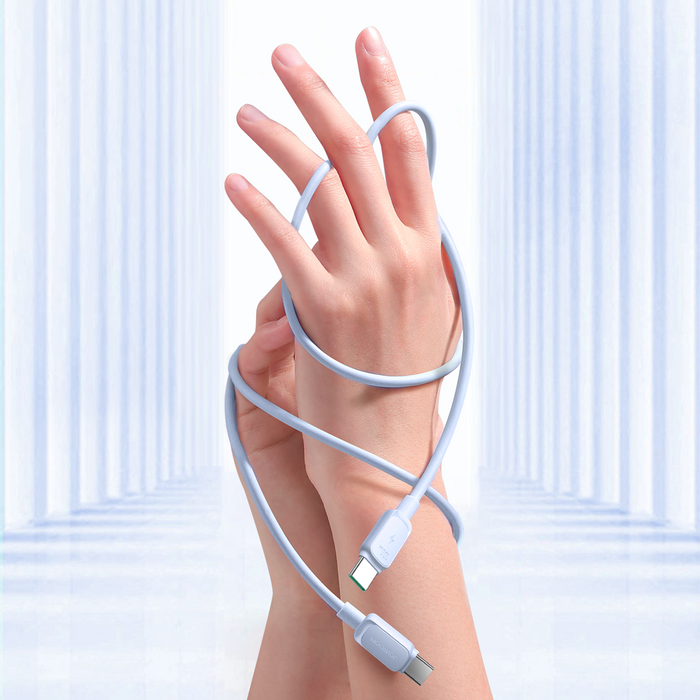 Kabel USB C - USB C 100W 1,2 m Joyroom S-CC100A14 – niebieski