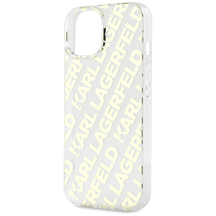 Karl Lagerfeld KLHCP15SHKFOEMD iPhone 15 / 14 / 13 6.1" złoty/gold hardcase IML Fullover  Logo