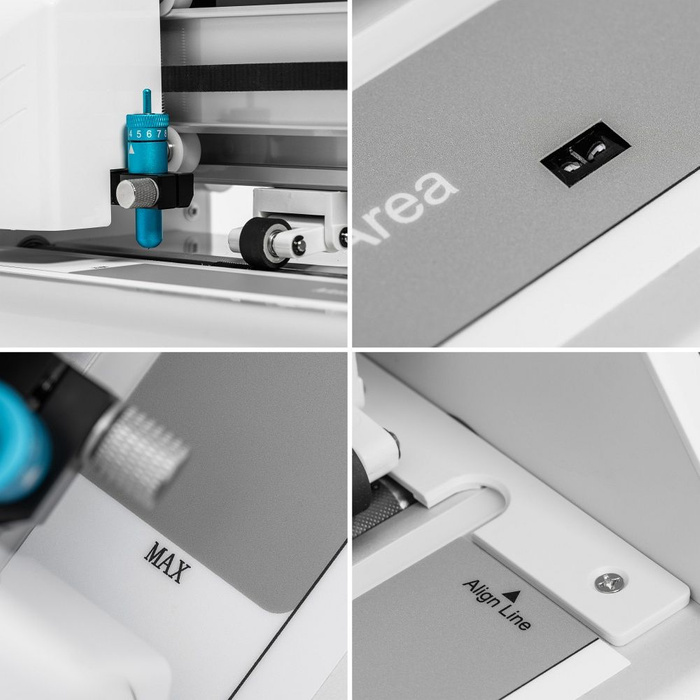 Ploter do folii Forcell na ekrany LCD + aplikator biały