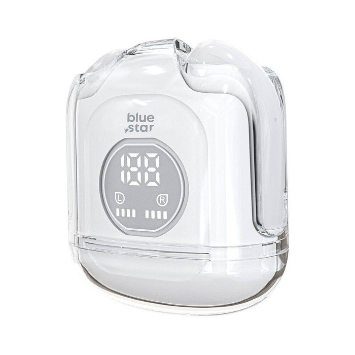 Słuchawki bezprzewodowe douszne Blue Star Transparency Fi22 TWS białe 