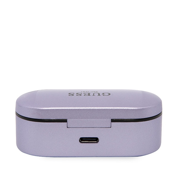 Guess słuchawki Bluetooth GUTWST31EU TWS + stacja dokująca fioletowy/purple