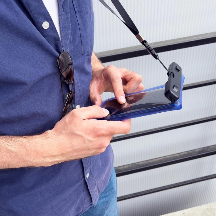 Wodoodporne etui torebka na telefon 6,7'' na basen przezroczysty