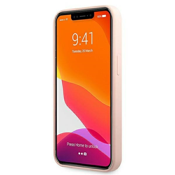 Etui KARL LAGERFELD Apple iPhone 13 Pro Silicone Ikonik Karl & Choupette Magsafe Różowy Hardcase