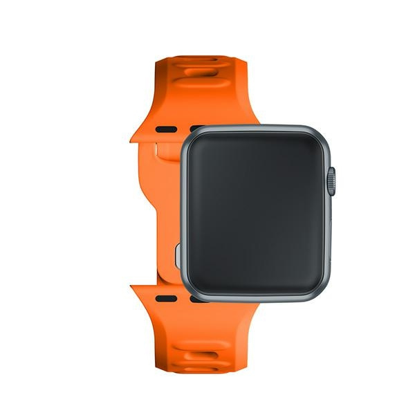 3MK Silicone Watch Strap pomarańczowy/ orange dla Apple Watch 42/44/45/49mm