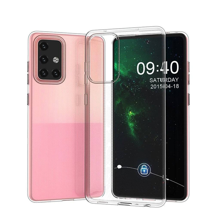 Żelowy pokrowiec etui Ultra Clear 0.5mm Samsung Galaxy A73 przezroczysty