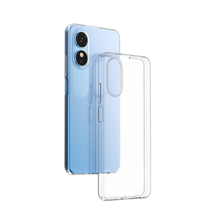 Etui Ultra Clear 0.5mm etui do Oppo A17 cienki pokrowiec przezroczyste Case