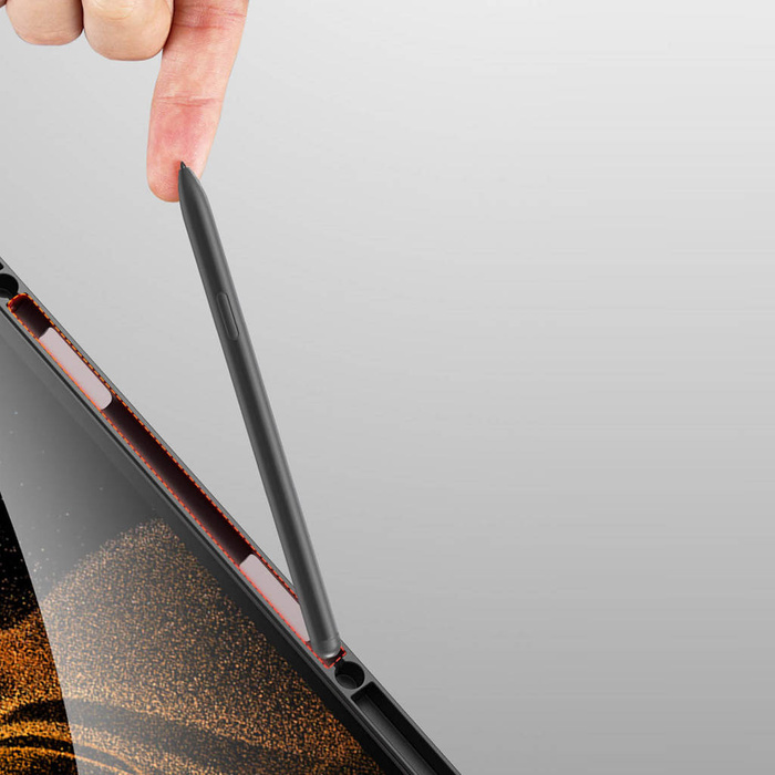 DUX DUCIS Domo składany pokrowiec etui na tablet z funkcją Smart Sleep podstawka Samsung Galaxy Tab S8 Ultra czarny