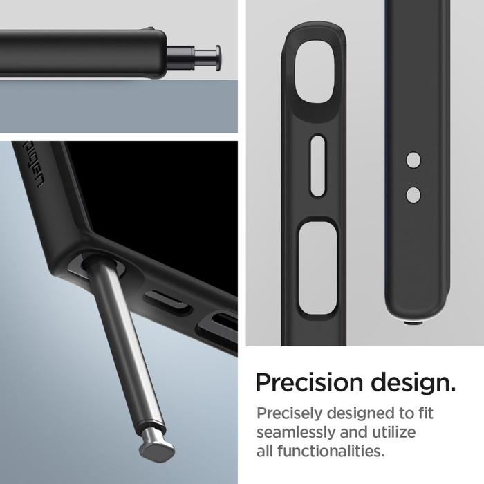 Etui Spigen Ultra Hybrid Samsung Galaxy S24 Ultra Frost Black Case