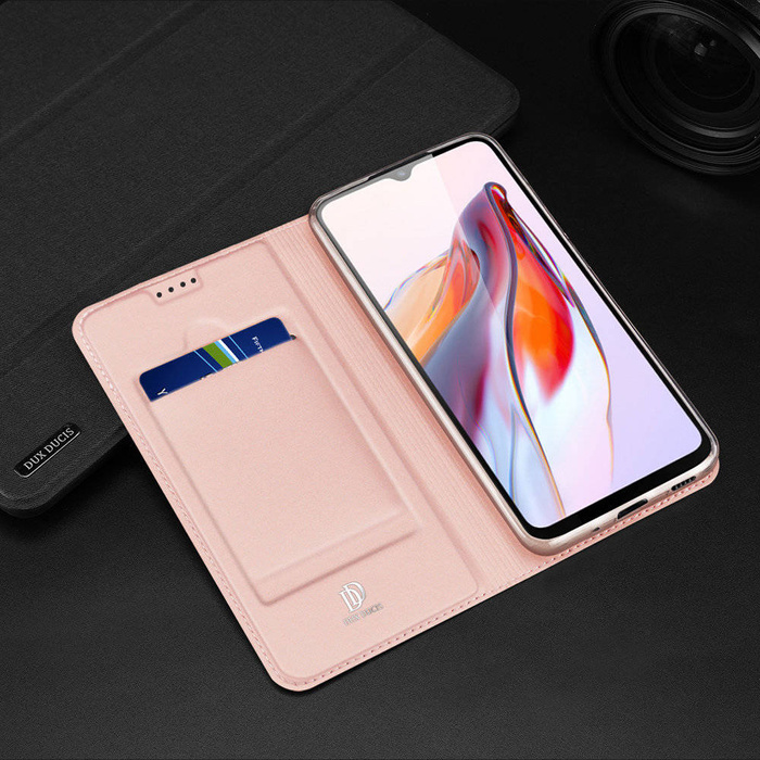 Etui Dux Ducis Skin Pro etui do Xiaomi Redmi 11A / Poco C55 / Redmi 12C pokrowiec z klapką portfel na kartę podstawka czarne Case