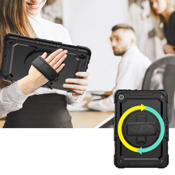 ETUI TECH-PROTECT SOLID360 LENOVO TAB M10 10.1 3RD GEN TB328 BLACK