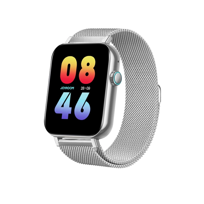 Smartwatch Joyroom JR-FT5 IP68 z funkcją odbierania połączeń - srebrny