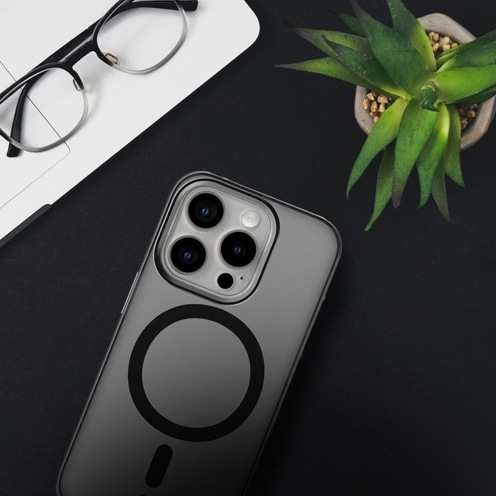 Etui na iPhone 16 PRO MAX Forcell F-Protect Levels Dual Layer 4D technology zgodny z MagSafe Military Drop-Test black