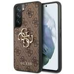 Etui GUESS Samsung Galaxy S22 4G Big Metal Logo Brązowy Hardcase