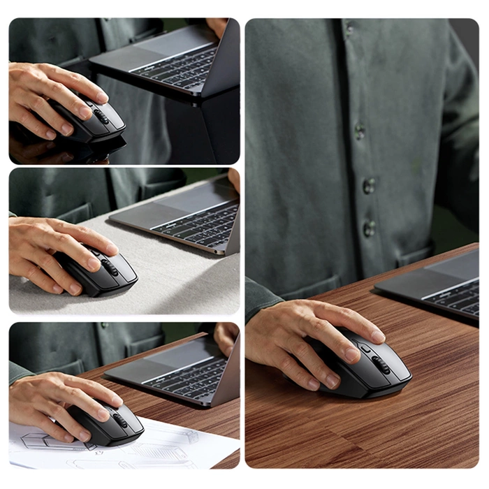 Myszka bezprzewodowa UGREEN MU101 2.4G+BT (Niebieska)