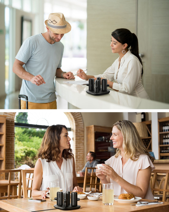 VEGER powerbank 20000 mAh zestaw powerbanków 4 x 5000 mAh Pogo czarny