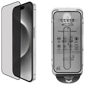 Guess GUTGP16SBOKGCIP iPhone 16 6.1"      Screen Protector Privacy 2.5D Outline - ochrona wyświetlacza prywatyzująca