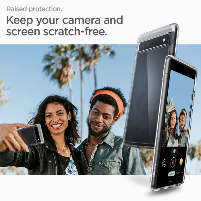 Etui Spigen Ultra Hybrid Google Pixel 6A ETUI CRYSTAL Przezroczyste Clear