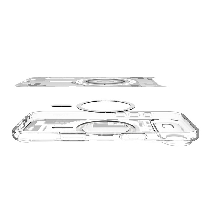 ETUI SPIGEN IPHONE 17 AIR ULTRA HYBRID MAG MAGSAFE ZERO ONE WHITE