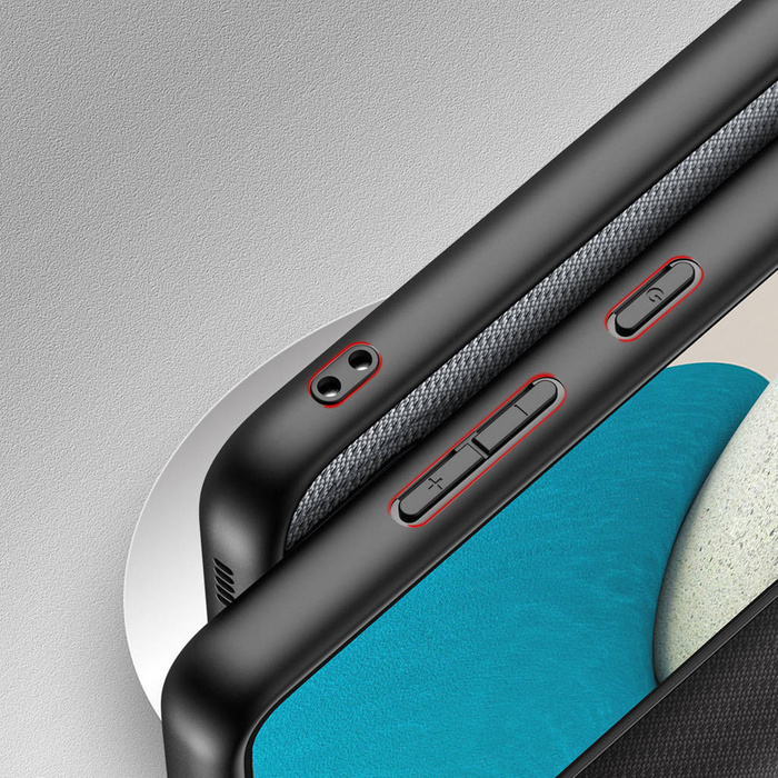 Dux Ducis Fino etui pokrowiec pokryty nylonowym materiałem Samsung Galaxy A73 niebieski