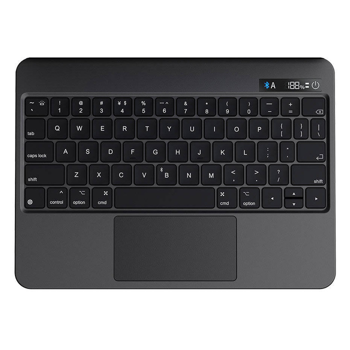 Baseus Brilliance klawiatura bluetooth etui iPad Pro 11'' (2018/2020/2021) / iPad Air 4 10.9'' / iPad Air 5 10.9'' / iPad 10 10.9'' (2022) magnetyczne z klapką podstawka szare