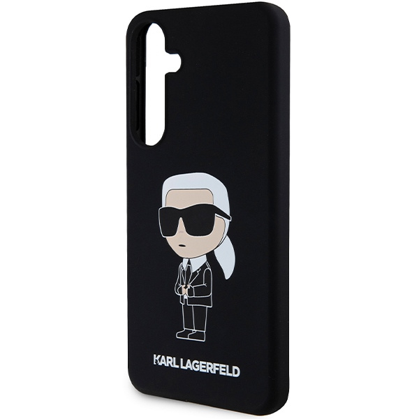 Etui Karl Lagerfeld KLHCS24MSNIKBCK S24+ S926 hardcase czarny/black Silicone Ikonik Case