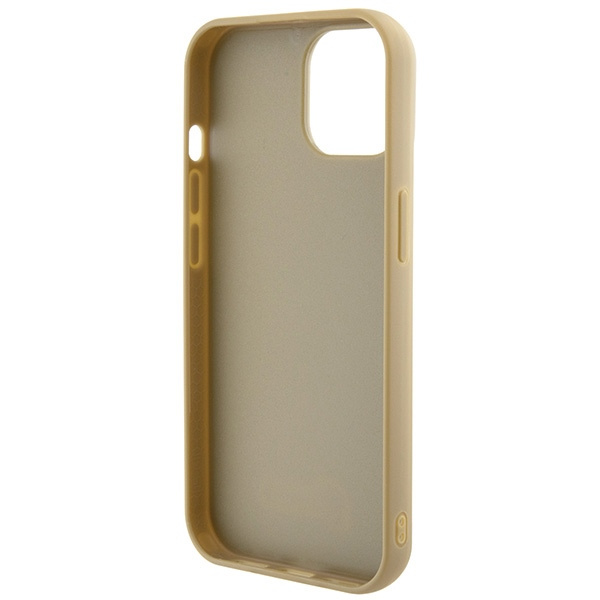 Etui Guess GUHCP15SPMSDGSD iPhone 15 6.1" złoty/gold hardcase Disco Metal Script Case