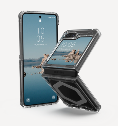 Etui UAG Plyo Pro - obudowa ochronna do Samsung Galaxy Flip 5 z wbudowanym modułem magnetycznym (ice-silver) Case