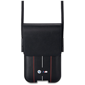 Torebka BMW Phone Pouch Red Stripes      czarny