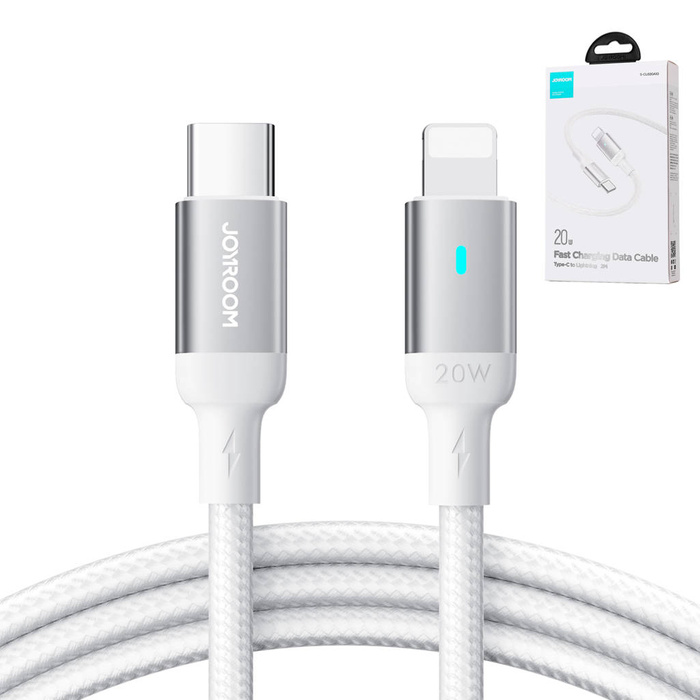 Joyroom kabel USB C - Lightning 20W A10 Series 2 m biały (S-CL020A10)