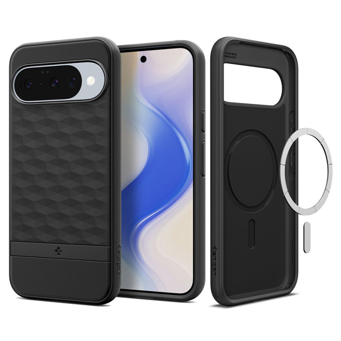 ETUI SPIGEN GOOGLE PIXEL 10 / 10 PRO PARALLAX MAG MAGSAFE MATTE BLACK