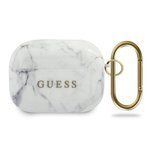 Etui GUESS Apple AirPods Pro Cover Marble Collection Biały Case