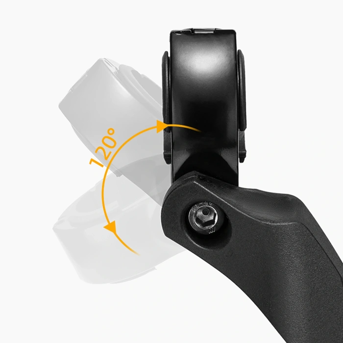 Lusterko rowerowe Wozinsky WLR-01I wsteczne lewe - czarne