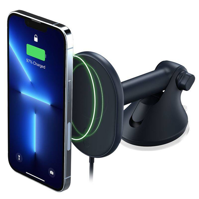 Uchwyt Magnetyczny iOttie Velox MagSafe Magnetic z ładowaniem indukcyjną 7,5W na deskę rozdzielczą / szybę